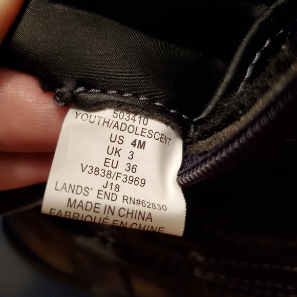 NWOT Kids Lands End Duck Boots - Picture 3 of 3